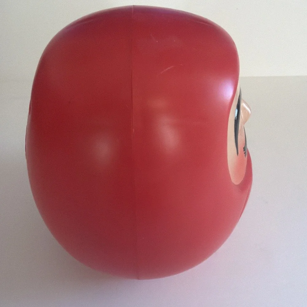 Vintage Japanese DARUMA Doll, Good Luck, Success, Longevity, Piggy Bank, Japan